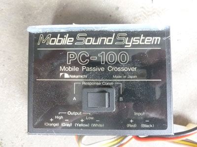 Mobile Sound System Passive Crossover PC-1002